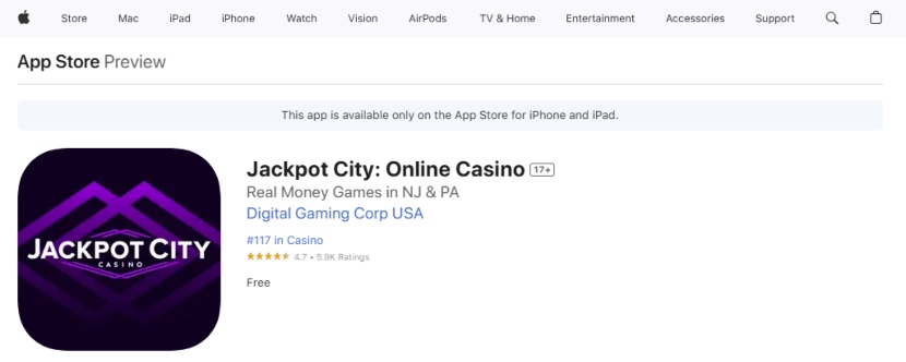 Jackpotcity App